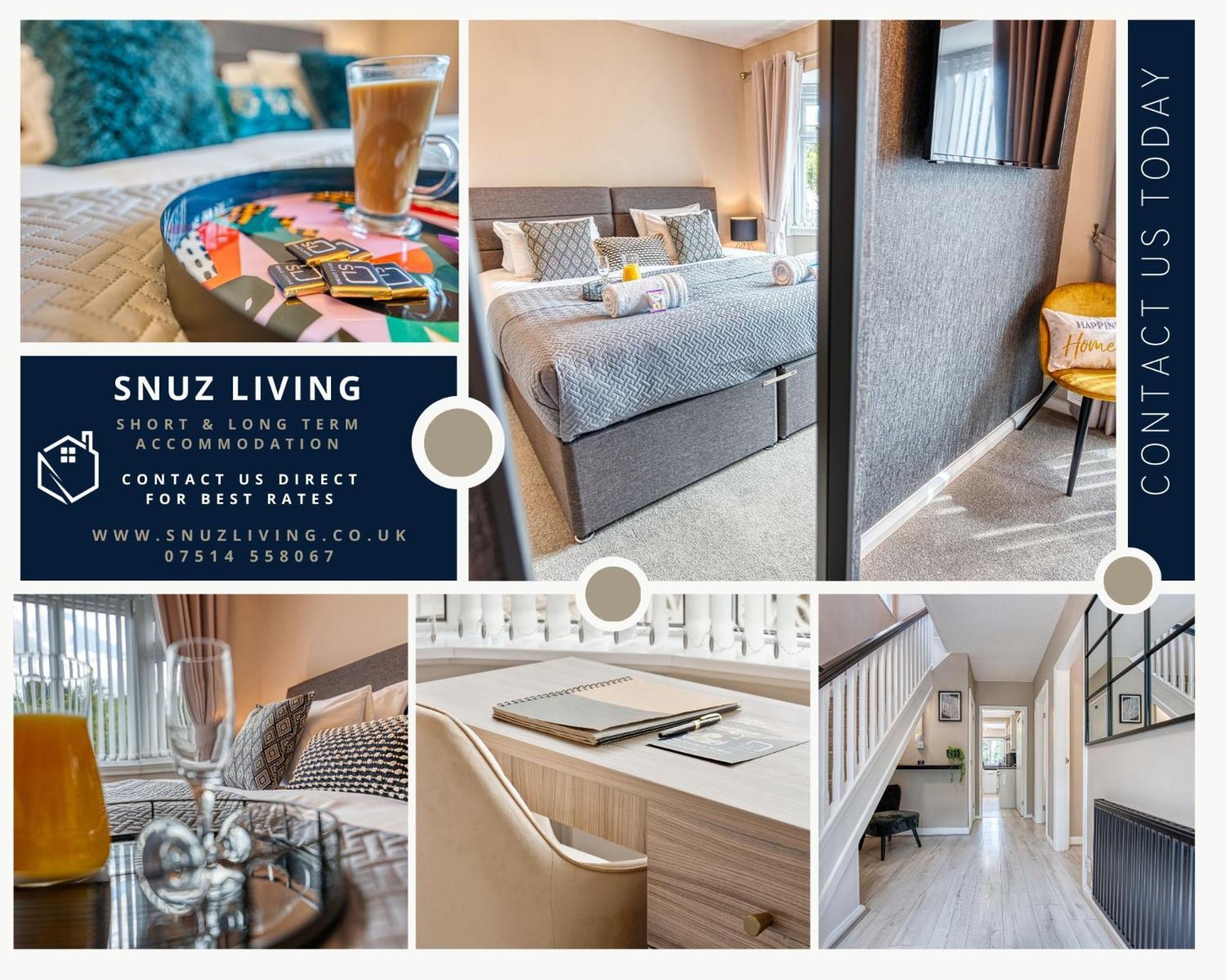 Elegant 5 Bed House - Sleeps 9, Central Solihull, Nec, Jlr, Hs2, Resorts World, Airport Business And Leisure Stays, Zimmer foto